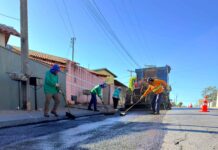 Prefeitura realiza recapeamento preventivo para preparar vias de Goianésia para o período chuvoso